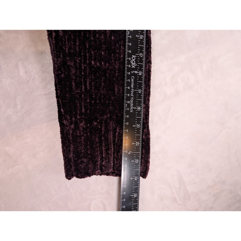 Orvis Women's Chenille Plum Brown Sweater Size XL Pullover Plush Soft Crewneck - Picture 9 of 10